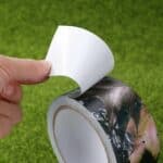 Bold black and white nature-themed camouflage tape for outdoor scenic projects, perfect for DIY decorations, crafts, and landscape design - high-quality adhesive tape with realistic forest imagery.