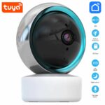 High-definition security camera with Wi-Fi, motion detection, night vision, SD card support, and two-way audio. Ideal for home security and remote monitoring from Hot Deals LB.