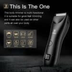 Bladock multi-functional body hair trimmer for grooming, beard, chest, armpit, groin, arms, legs, hips, black portable electric hair clipper for men and women, ideal for personal grooming and hair removal, SEO optimized for hot deals lb.