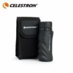 Compact Celestron Nature Waterproof 8x25 Monocular with Carrying Case, Ideal for Outdoor Enthusiasts, Bird Watching, Hiking, and Travel, Lightweight and Durable for Adventures.