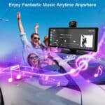 Bluetooth car stereo with touchscreen display and music streaming, perfect for enjoying fantastic music anytime anywhere.