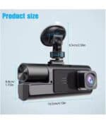 High-quality car dash cam with night vision, wide-angle lens, and 4K recording for vehicle safety and security. Compact design with easy installation. Perfect for daily driving and road trips.