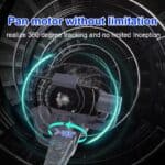 Pan motor without limitation, 360-degree tracking, advanced robotic chassis, smart motion control, innovative innovation, high tech technology, latest gadgets, futuristic design, cutting-edge electronics, modern automation.