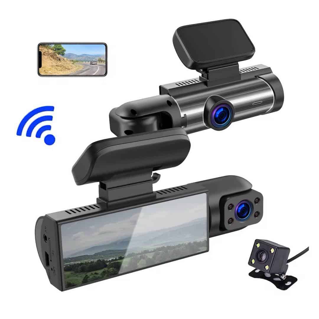 Triple Lens Car Dash Cam M8 Triple Lens Car Dash Cam M8